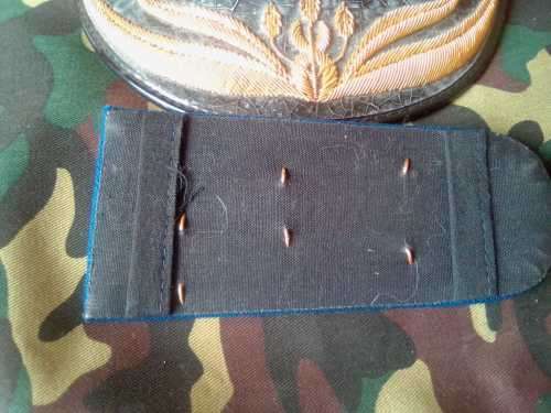 SADF - 1980`s SAP BRIGADIER GENERAL POLICE HAT WITH SINGLE BRIGADIER EPAULETTE - RARE- HARD TO FIND