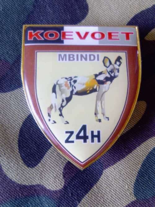 SADF  - KOEVOET  MBINDI (Z4H) - COMMEMORATIVE METAL FLASH