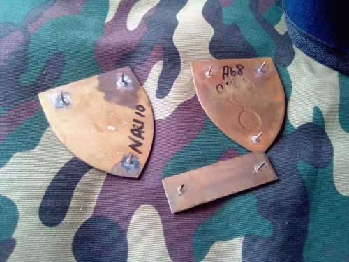 SADF ENGINEER  CORPS (SAEC) FULL  BERET/ PLUS COMMAND BAR & SHOULDER FLASHES SET