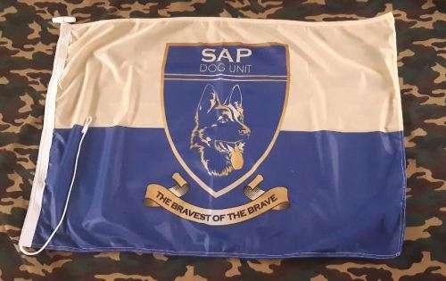 SADF - SAP DOG UNIT  COMMERATIVE FLAG