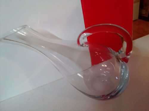 GLASS DECANTER  &  GLASS CARAFE (2 for the price of 1)  - VERY  UNIQUE - YOUR BID TAKES BOTH