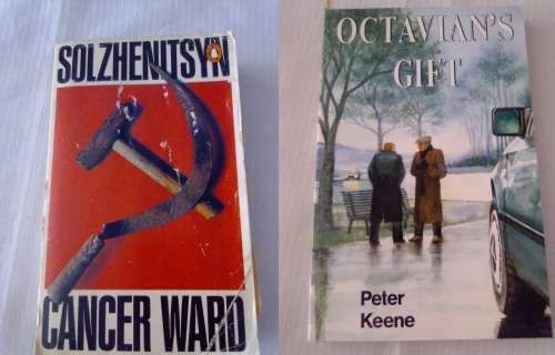 Bargain - 2 books - CANCER WARD - BY Aleksandr Solzhenitsyn / OCTAVIAN`S GIFT BOOK -PETER KEENE