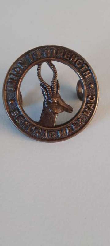 SADF /SA ARMY UNION IS STRENGTH-COLLAR BADGE