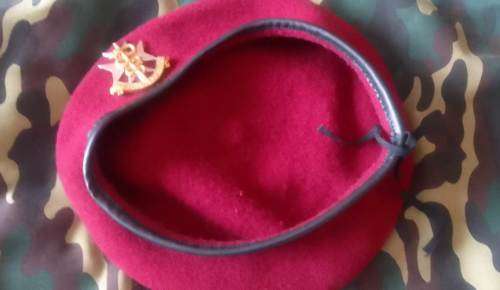 SADF MEDICAL CORPS BERET INCL. CAP BADGE