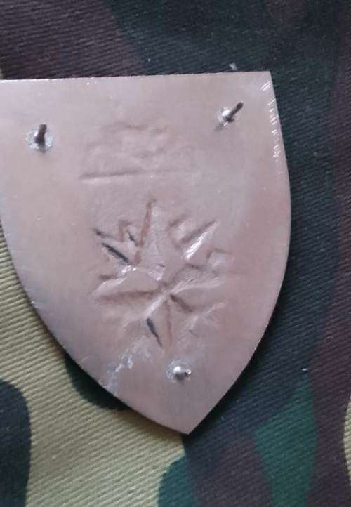 SADF 2 RECCE REGIMENT SHOULDER FLASH - WITH PINS