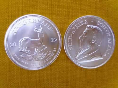 SNAP IT UP!!  2022 SILVER 1OZ KRUGERRAND (BU) - YOUR BID PER COIN