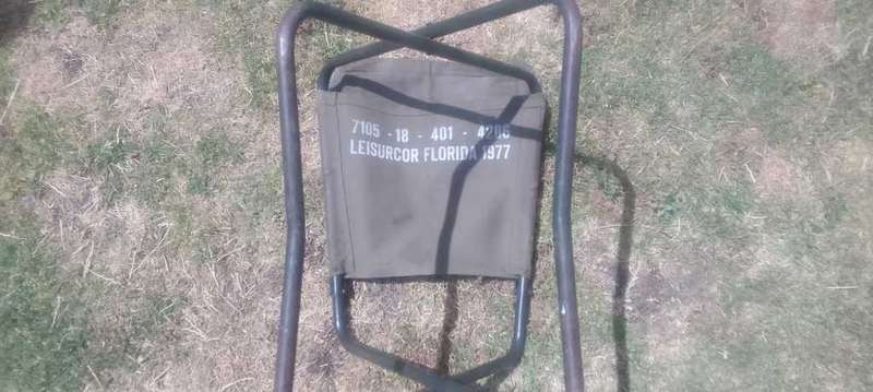 SADF/SA ARMY Original  officers Bush  Army Chair (in Original condition) - only one on BOB