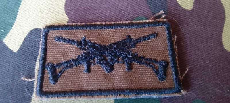 SADF - SWATF MARKSMAN CLOTH BREAST BADGE