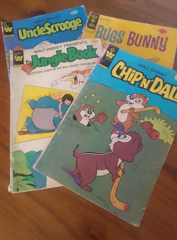 Bugs Bunny/Uncle Scrooge/Chip `n Dale/Jungle Book (4)