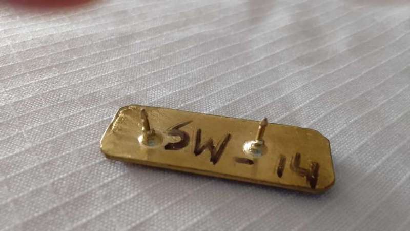 SADF /SA ARMY MUSKETRY PROFIENCY BAR: (skietbalkie) MARKSMAN - GOLD