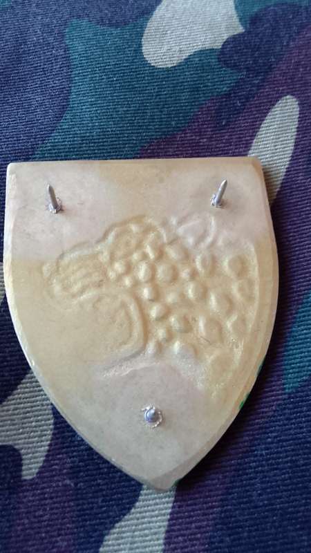 SADF/SA ARMY  MIDLAND COMMANDO SHOULDER FLASH - WITH PINS