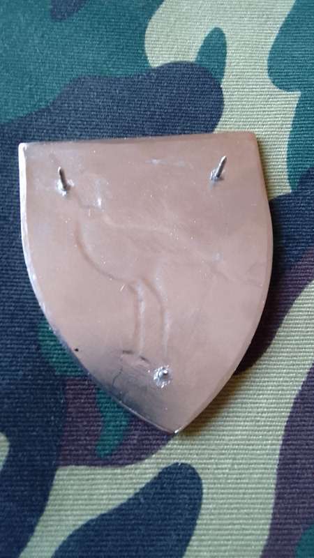 SADF/SA ARMY  STORMBERG  COMMANDO SHOULDER FLASH - WITH PINS