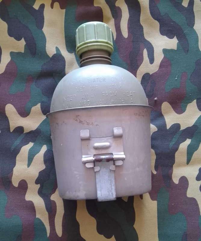 SADF/ SA ARMY  WATER BOTTLE & FIRE BUCKET