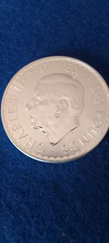 SNAP IT UP! SILVER SALE!  2023 KING CHARLES III 1OZ SILVER BRITANNIA (BU) COIN - 1 only