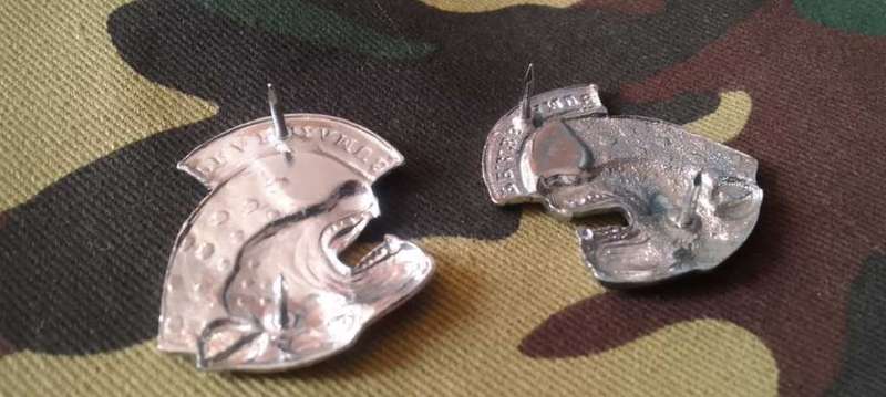 SADF / SA ARMY 121 INFANTRY BATTALION  BERET (FULL) ***INCL. CHROMED COLLAR BADGE SET - RARE