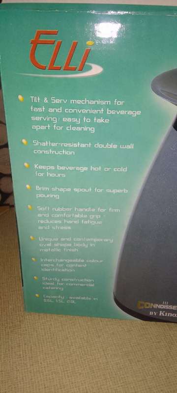 THERMAL JUG: TILT AND SERVE 2LT CONNOISSERVE  (HOT OR COLD LIQUIDS)