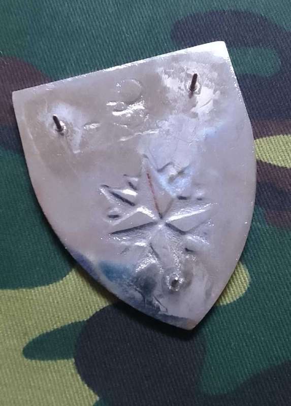 SADF /SA ARMY 2 RECCE REGIMENT SHOULDER FLASH - WITH PINS -