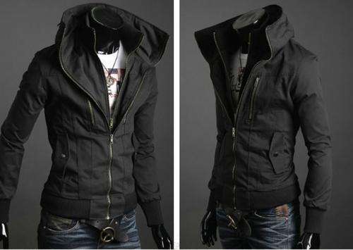 Men's Black Fibre Jackets