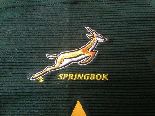 Team Issue ASICS Springbok rugby jersey Autumn Tour 2014 SIZE 2XL