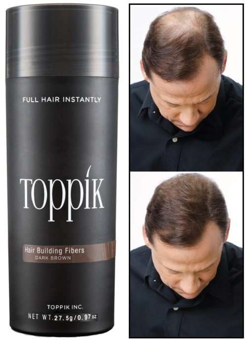 TOPPIK-Dark Brown 27.5g-Hair Loss-(75 days supply)-FREE DELIVERY
