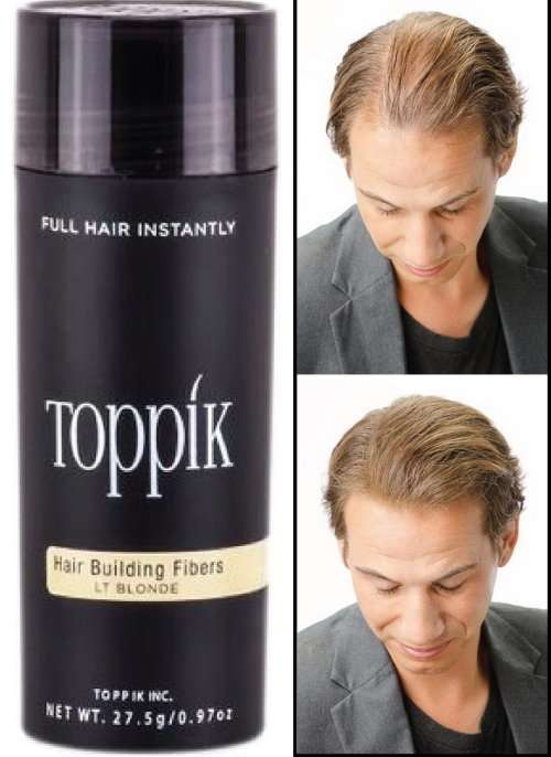 Toppik -light blonde-27.5g-Instant Thicker Hair for Hair Loss (75 days supply) FREE SHIPPING