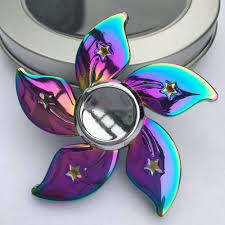 metal flower fidget spinner
