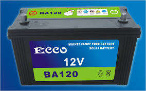 BA120  ECCO deep cycle solar battery 120Ah