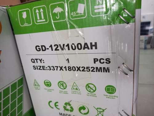 100ah solar battery - german technology