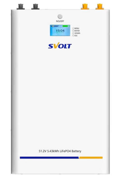 SVOLT 51.2V 106AH 5.43 KWH WALL MOUNT LI-ION BATTERY