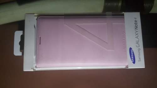 Samsung Note 4 flip cover pink