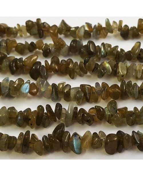Labradorite 36" Chip Necklace