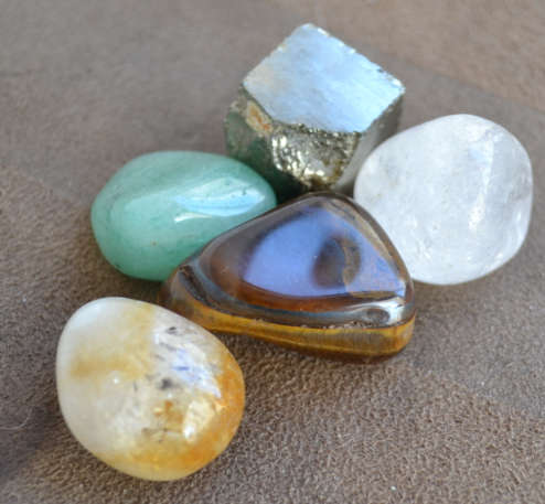 5 Large Crystals to attract Luck, money, energy, protection and abundance in general