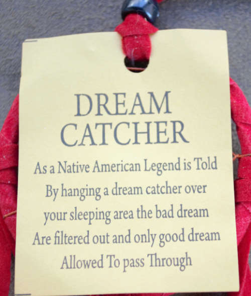 Dream catcher - bones - black (6cm)