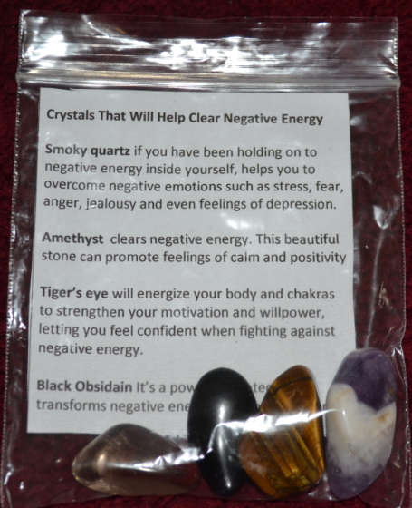Crystal that helps clear negative Energy
