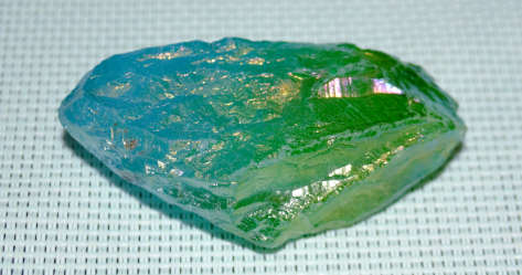 Large  Aura Quartz Green Rough Point enhancing love and abundance
