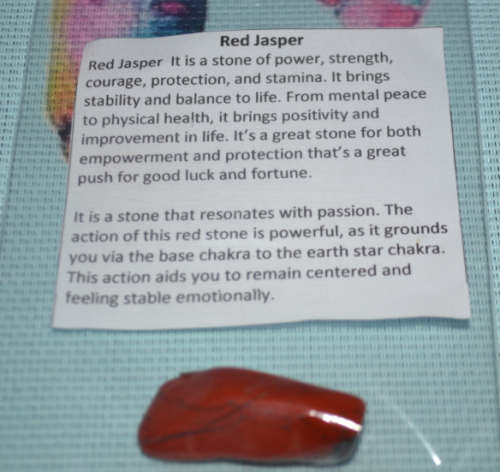 Large Red Jasper    cleansing and strengthening of the aura