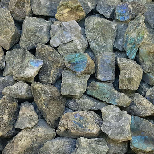 Labradorite Rough  250 gram Balances and protects the aura