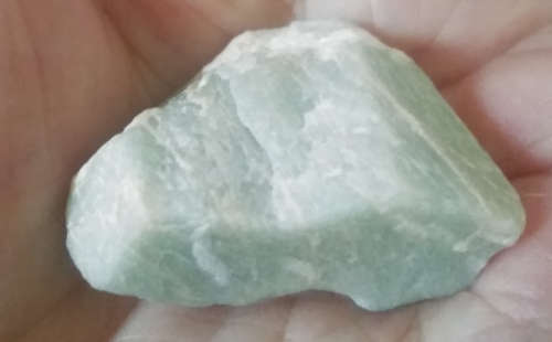 Amazonite is a fantastic energy filter.  Rough