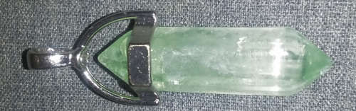 Green Fluorite Pendant  clears negativity and energise your aura