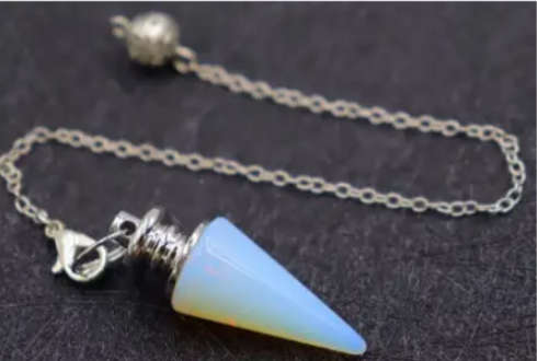 Opalite Pendulum / Pendant  with clip