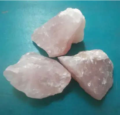 3x A+Rough  Rose Quartz