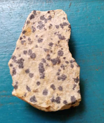 Dalmatian Jasper Rough  aids psychic and emf protection