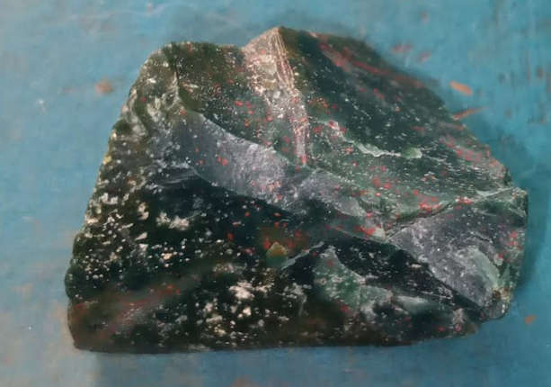 Bloodstone Rough Cleanser  Healing  Protection  Intuition  Clarity Detoxify