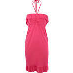 Oasis Fuschia Frill bandeau Jersey Sundress size MEDIUM