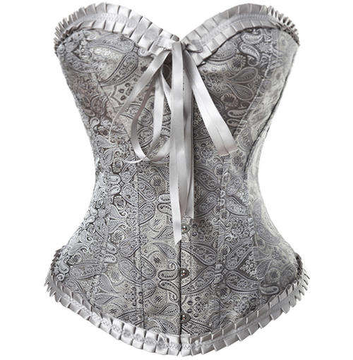 Spell Binding Satin Brocade Corset     S,M,L,XL