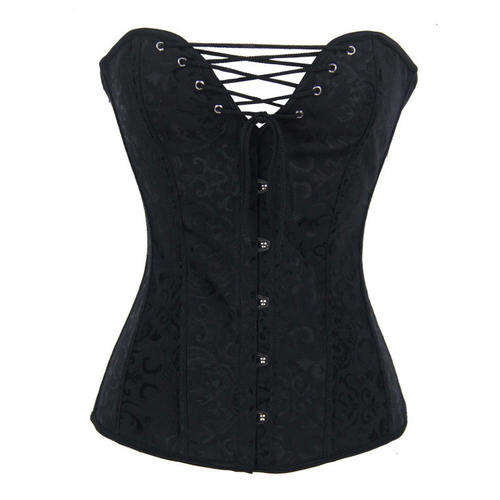 Front Lace Up Busk Closure Steel Bone  Corset  S,M,L,XL,2XL