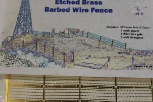 Etched Brass Wire Fence