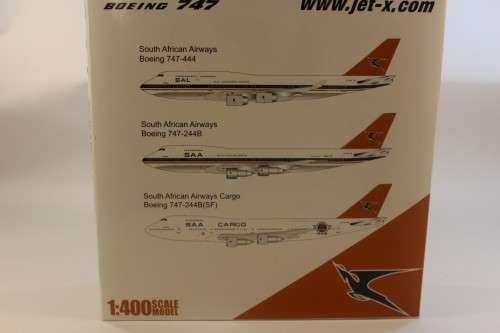 South African Die Caste Model Plane :  SAA/SAL Boeing 747-444  ZS-SAV (Durban)