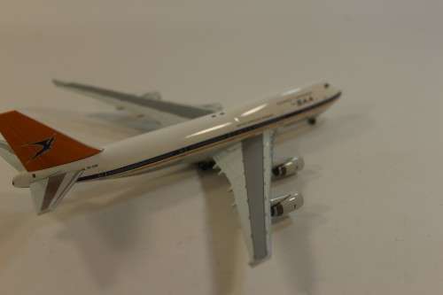 South African Die Caste Model Plane :  SAA/SAL Boeing 747-444  ZS-SAV (Durban)