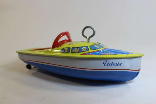 Vintage Tin Boat